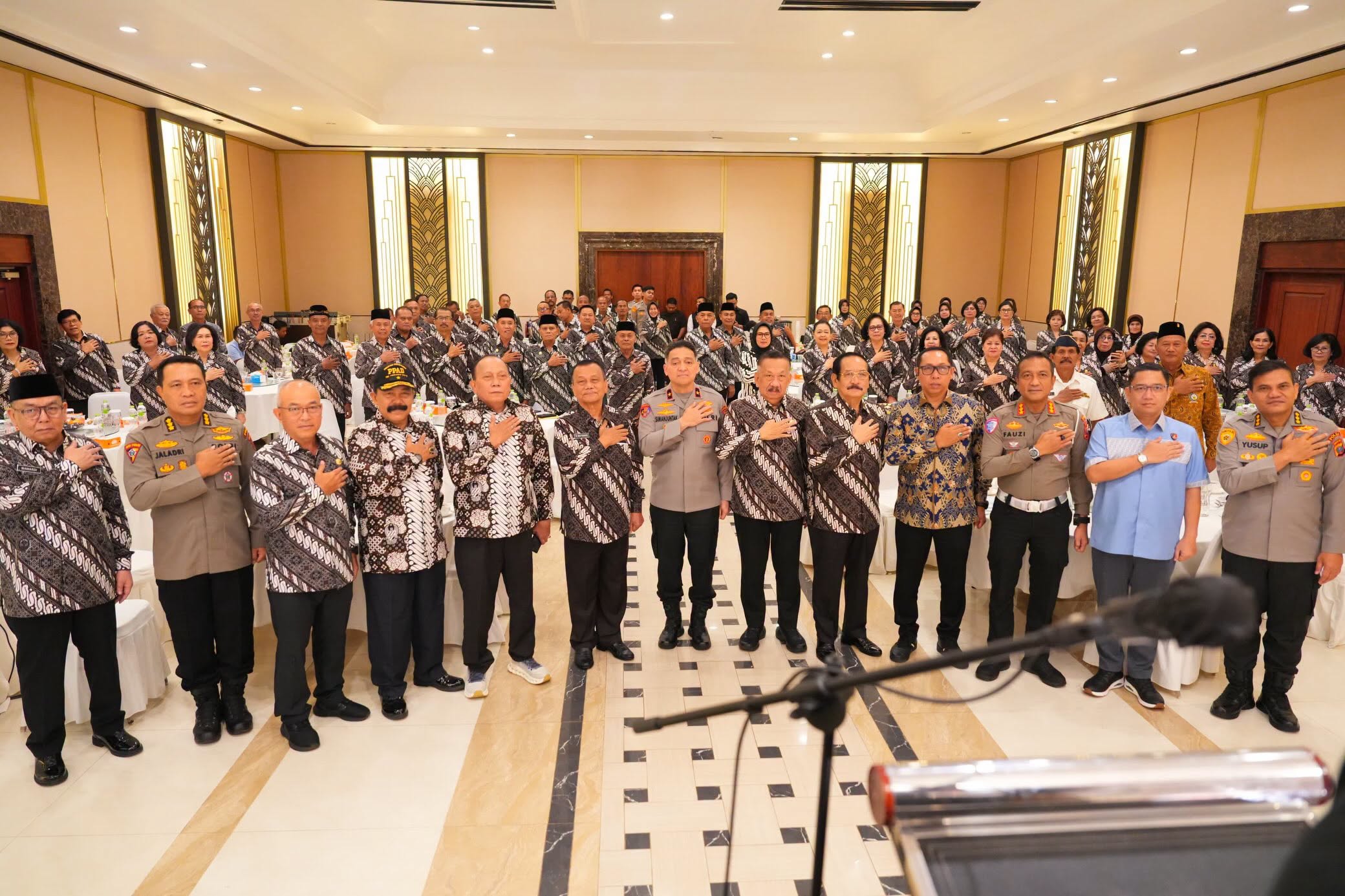 Hadiri Musda PP Polri Sumut, Bupati Taput Apresiasi Konsolidasi Organisasi