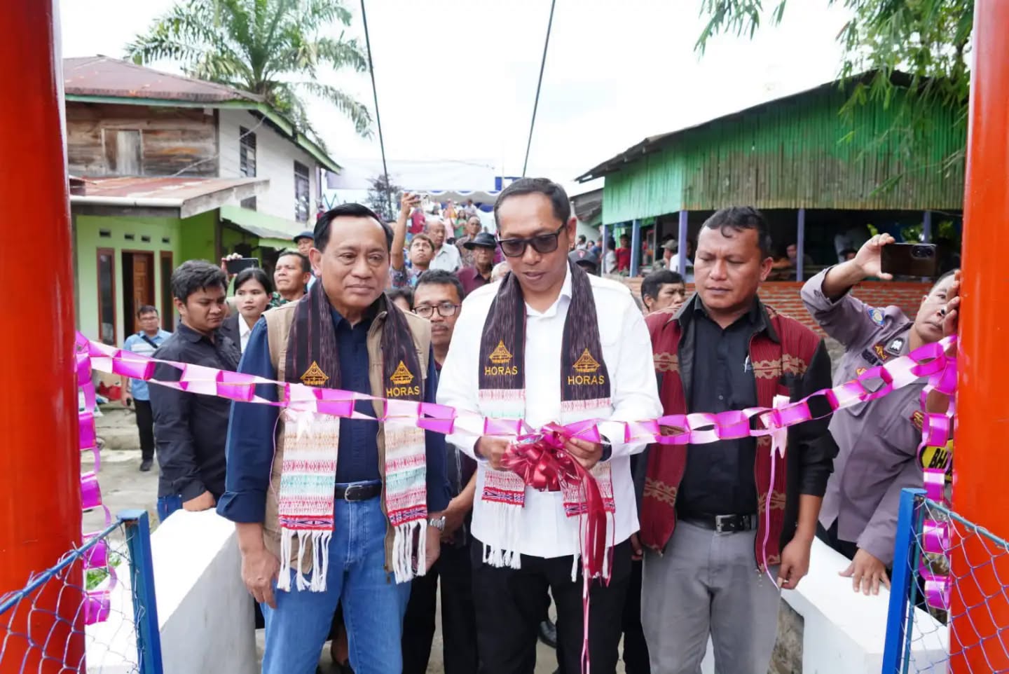 Buka Akses Warga, Jembatan Gantung Asa SCTV ke-35 Diresmikan di Taput