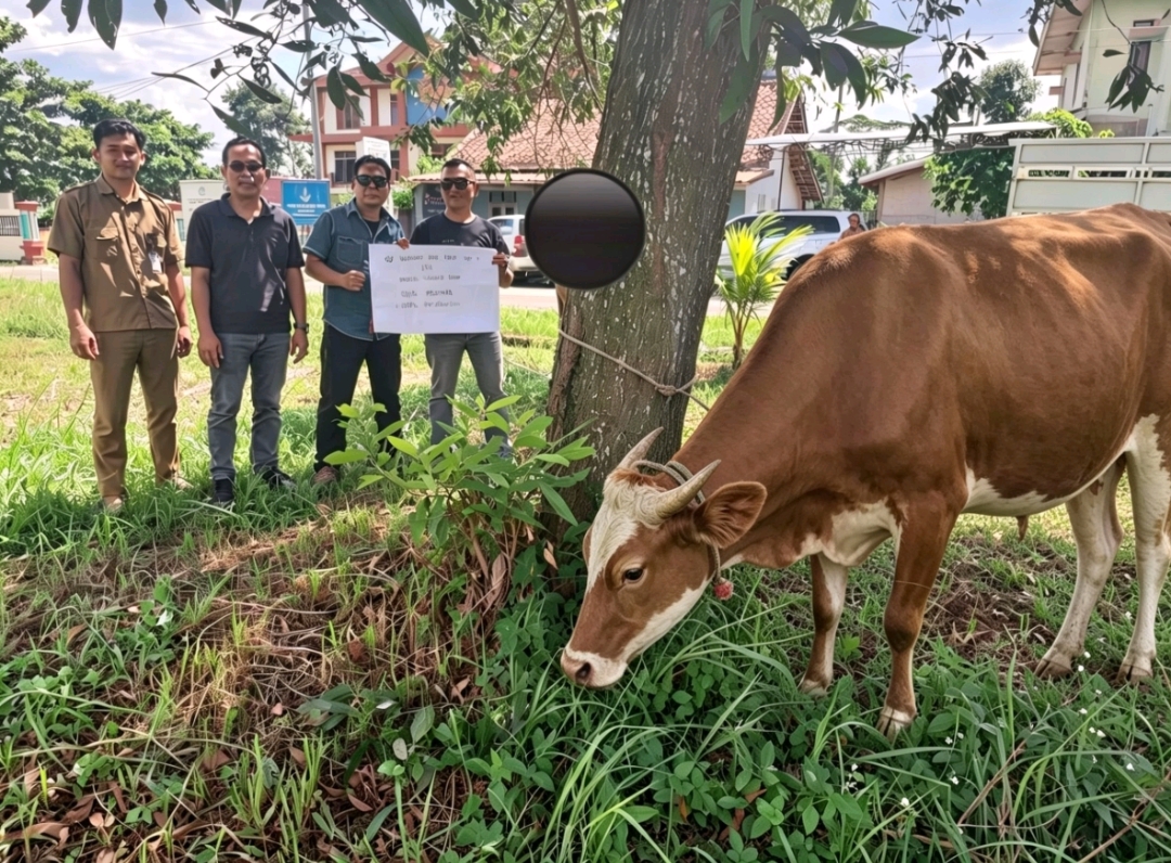 Pemkab Lampung Timur Serahkan Sapi Kurban untuk PWSI