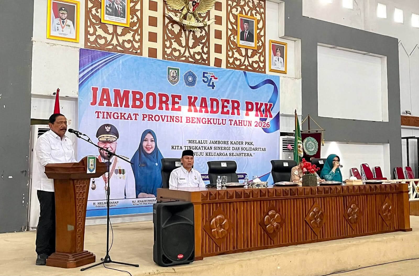 Ketua TP Pkk Seluma Bawa Tim Senam Kreasi dan Produk Unggulan Ke Jambore PKK Provinsi Bengkulu