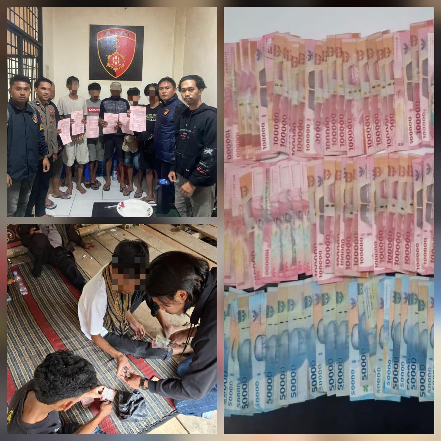 *Polres Toraja Utara Amankan 6 Pria Terduga Pelaku Judi di Lokasi Adu Kerbau Tondon Langi'*