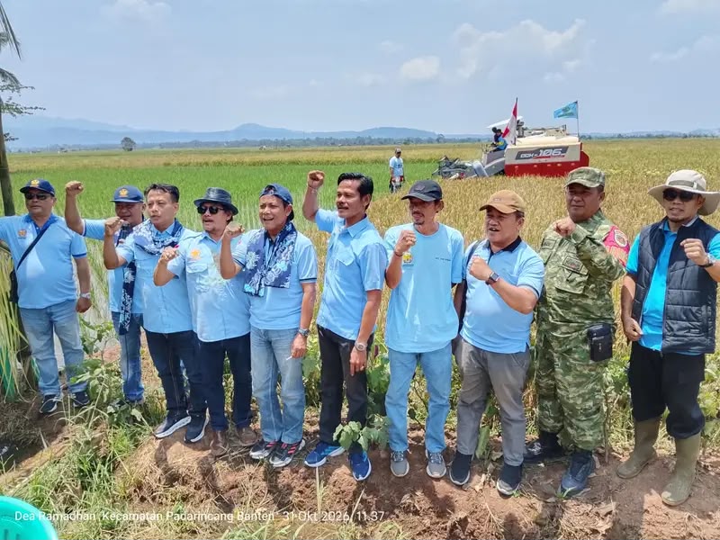 Dukung Kedaulatan Pangan Nasional, Petani Muda Jagatara Laksanakan Panen Raya
