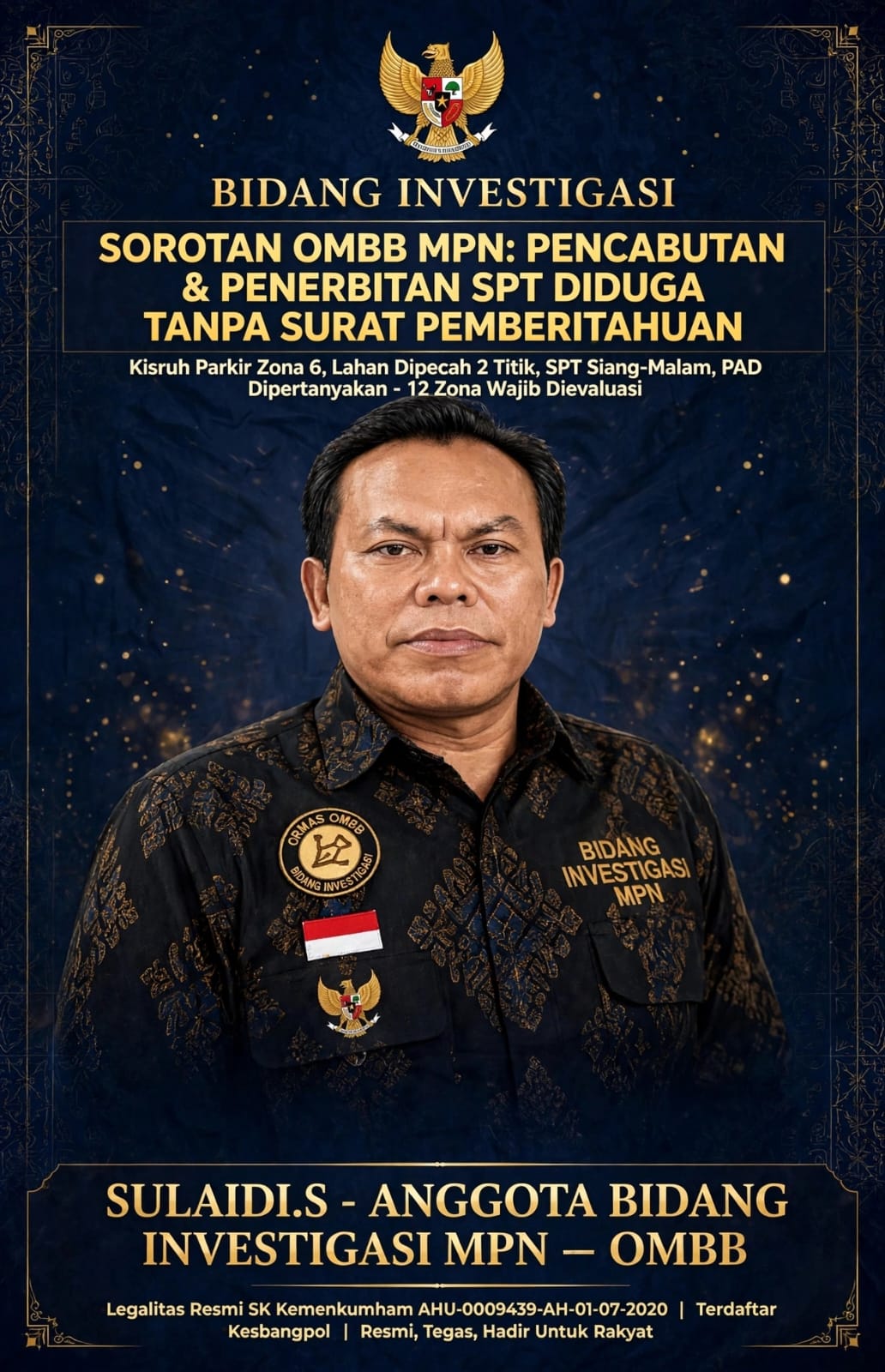 Pengelolaan Parkir Terkesan Amburadul, Jadi Sorotan OMBB