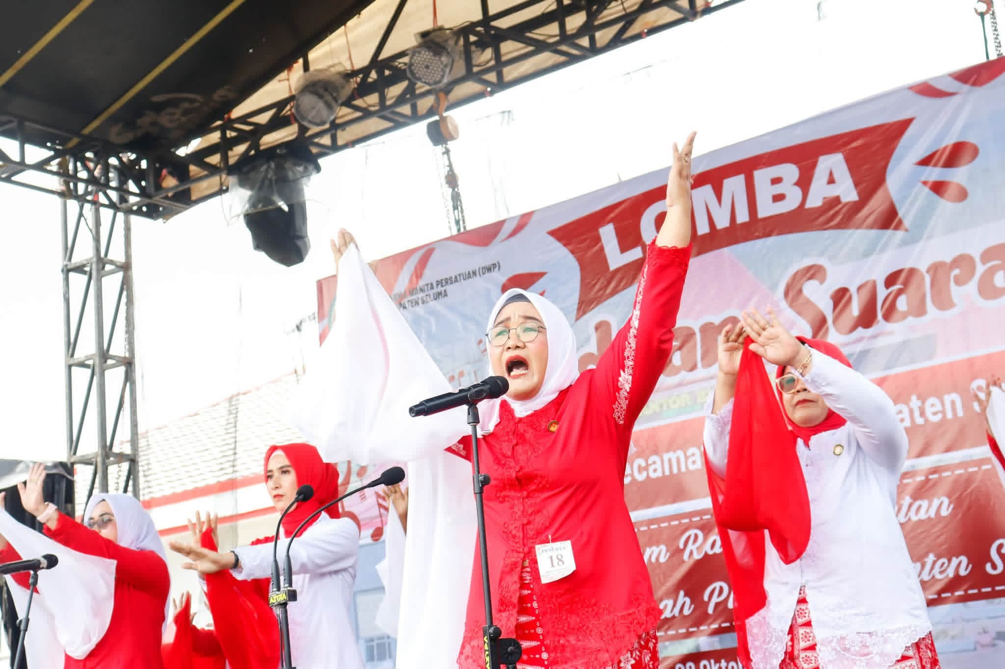 Semarak Merah Putih, DWP Seluma Gelar Lomba Paduan Suara