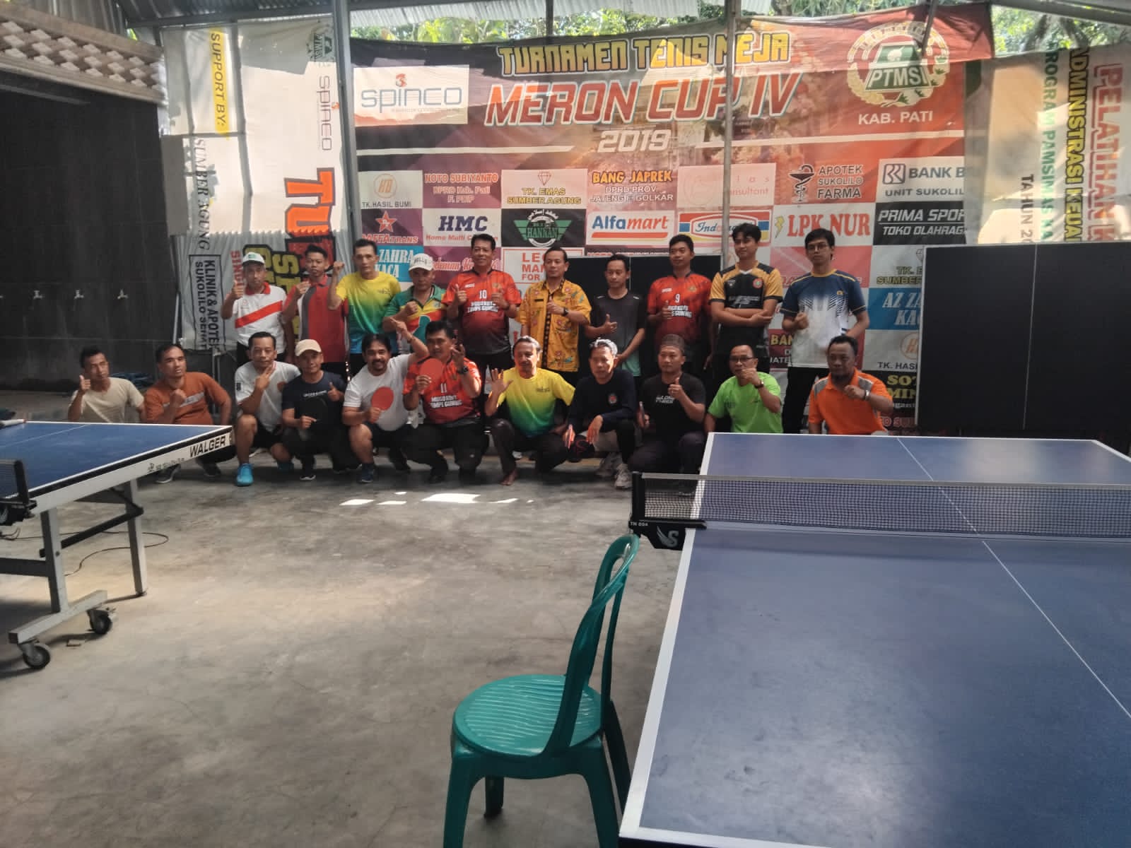 Dekatkan Polri dengan Warga,Kapolsek Sukolilo Gelar Turnamen Tenis Meja HUT RI ke-81