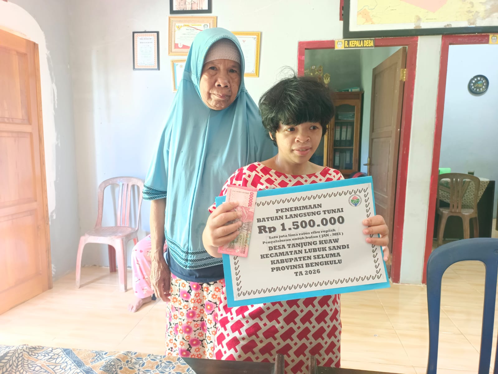 Pemdes Tanjung Kuaw Salurkan BLT DD Januari–Mei 2026 untuk 7 KPM