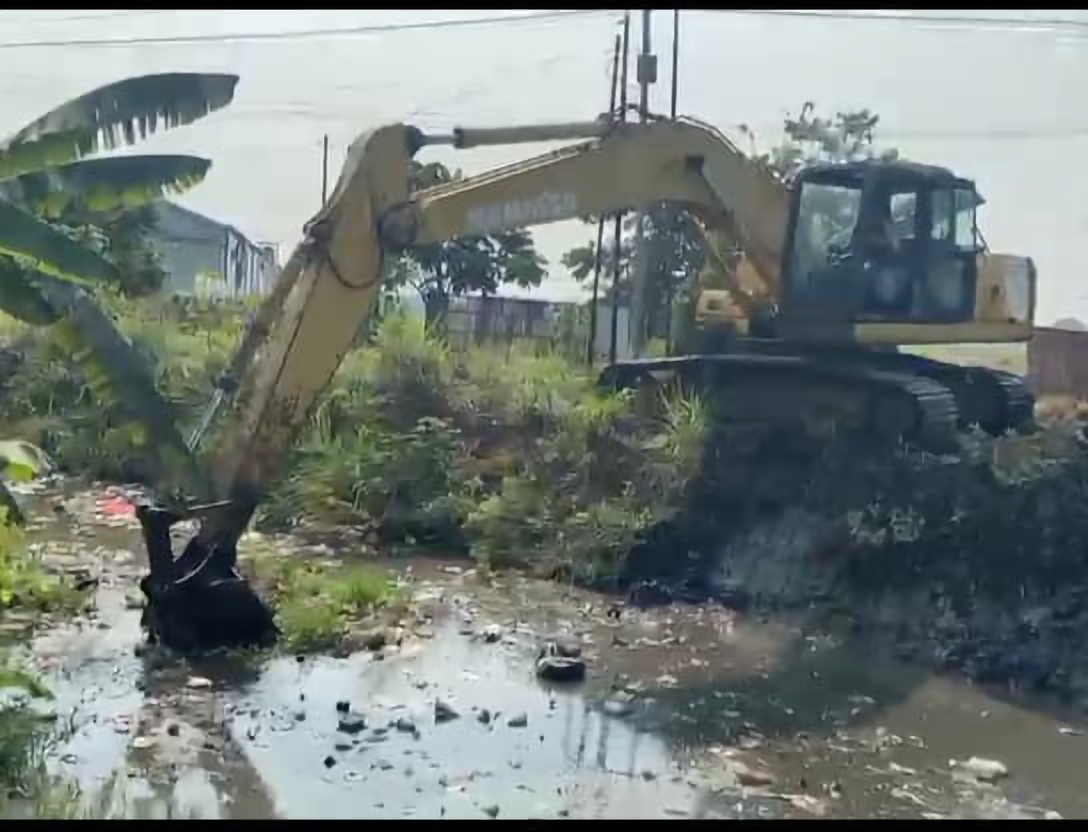 Dinas Pekerjaan Umum Pati Lakukan Pengerukan Sungai di Desa Sambilawang untuk Antisipasi Banjir