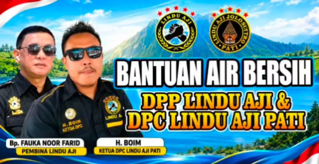 Peduli Dampak Kekeringan,Lindu Aji Jolosutro Pati Salurkan Enam Puluh Tangki Air Bersih ke 19 Desa