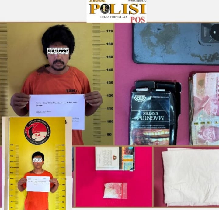 Satres Narkoba Polres Labuhanbatu Selatan Ungkap Dua Kasus Sabu, Dua Tersangka Diamankan
