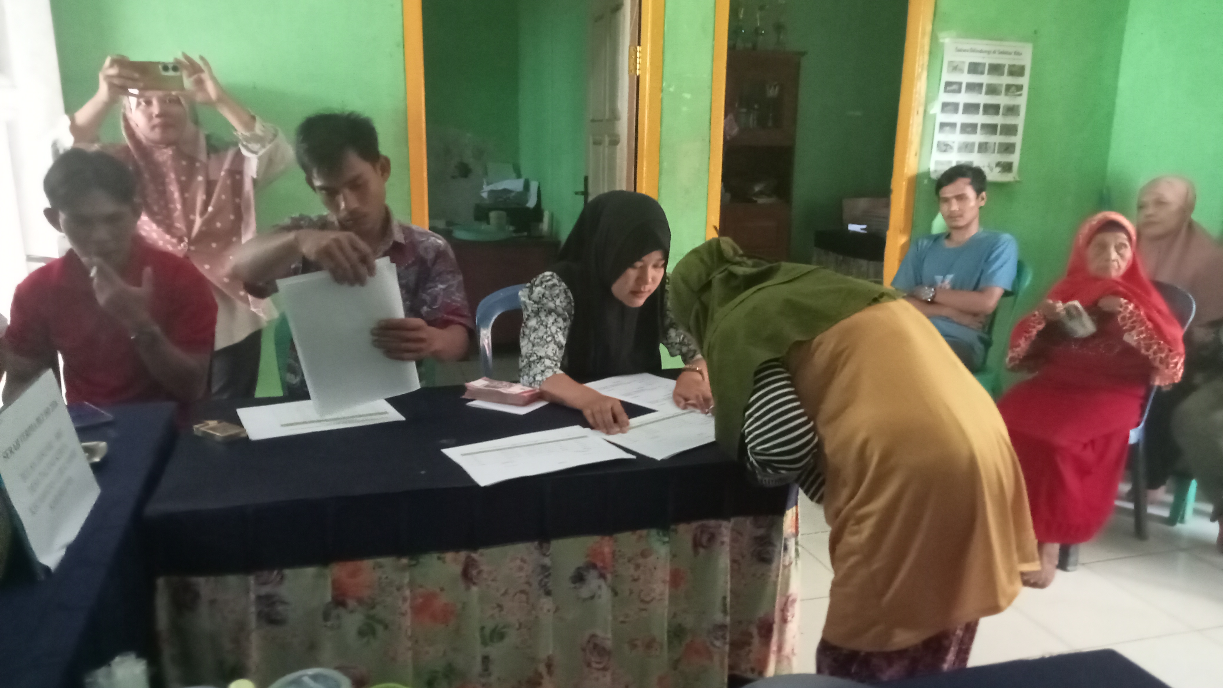 Pemdes Talang Kebun Membagikan BLT DD T/a 2026 Periode Januari - Mei