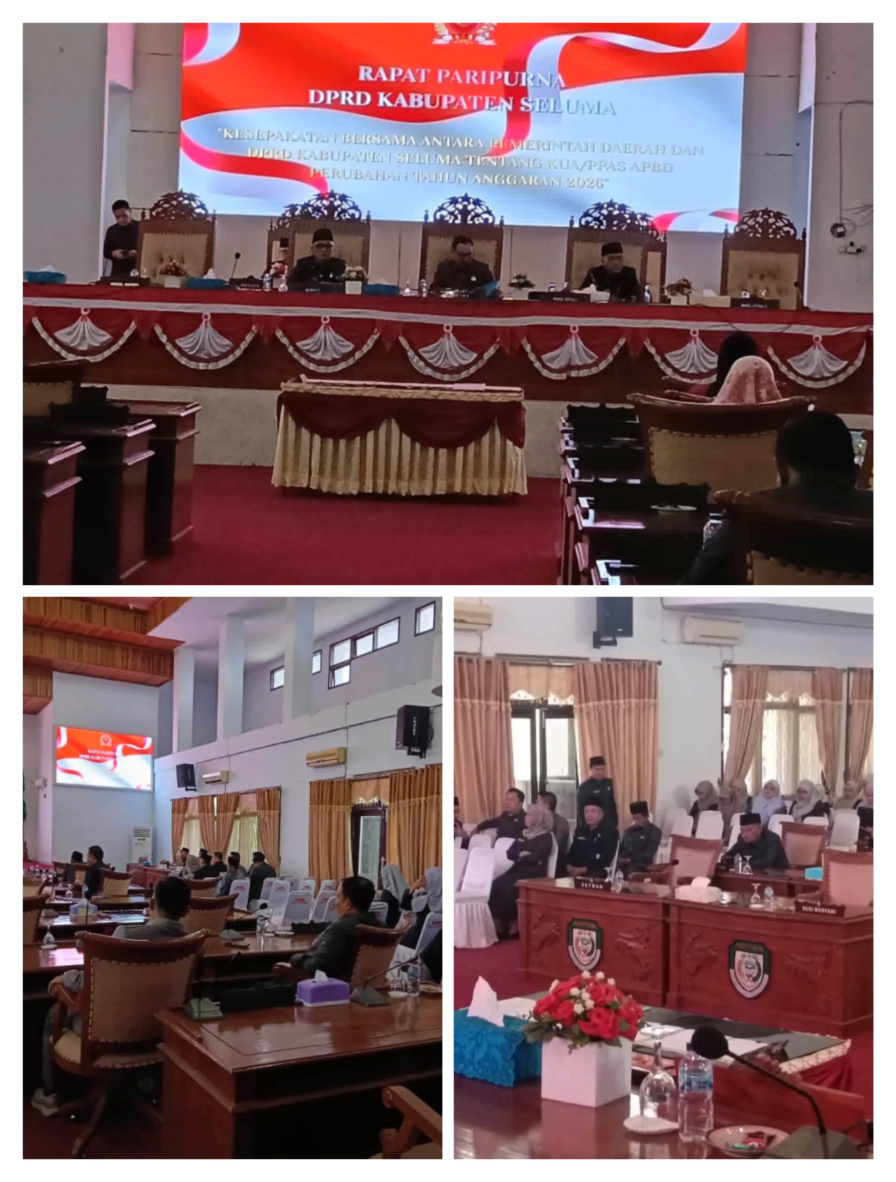 Pemkab dan DPRD Seluma Sepakati KUA-PPAS APBD Perubahan T/A 2026