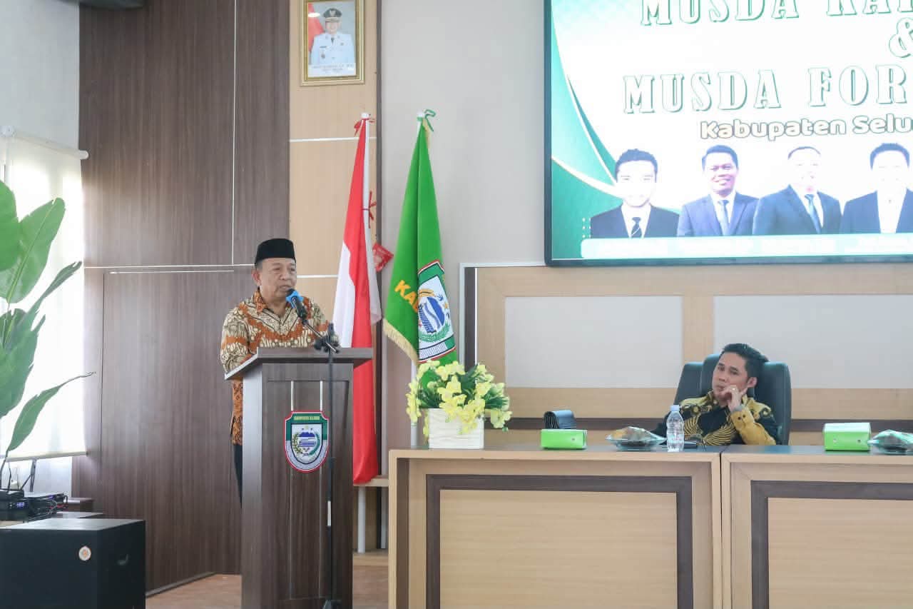 Wabup Gustianto Buka Musda Kahmi III dan Forhat II Kabupaten Seluma