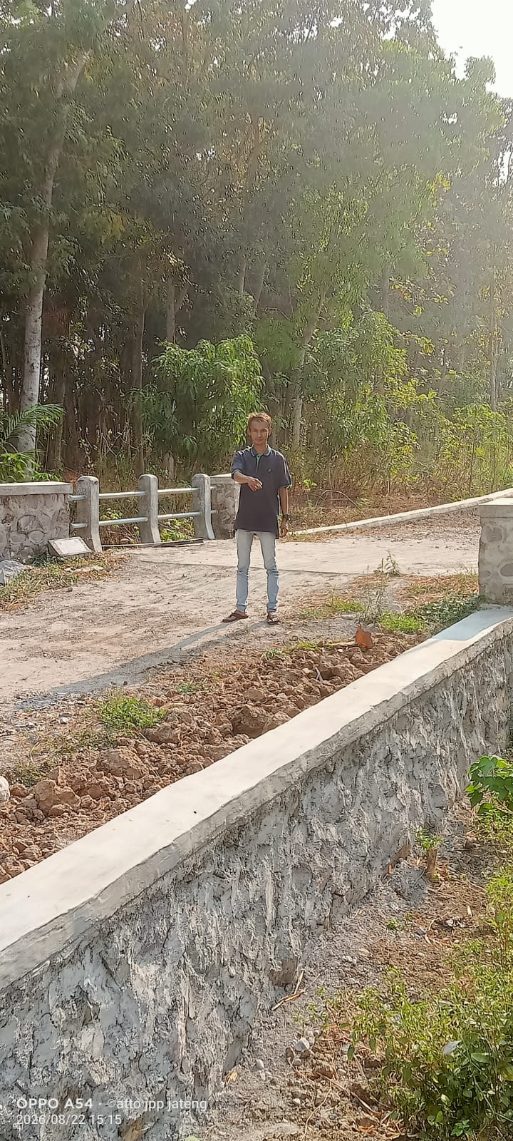 Pembangunan Talud Jalan di Desa Tlogomojo Kecamatan Batangan Kabupaten Pati