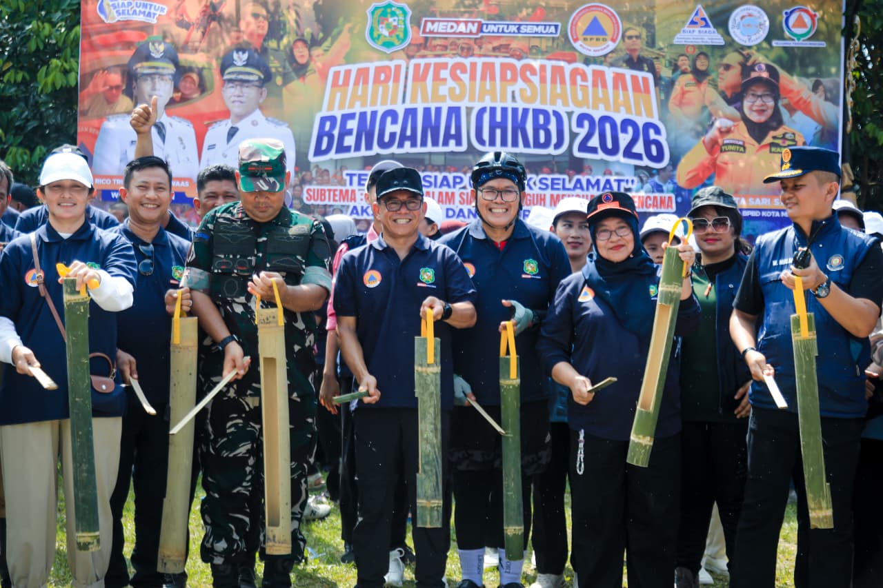 Apel HKB 2026, Wakil Wali Kota Medan Minta Kepling Mitigasi Bencana