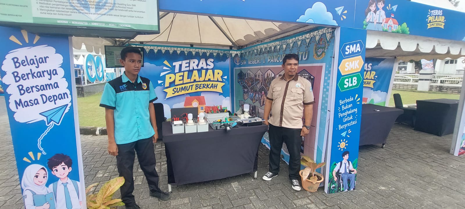 SMK Negeri 1 Pancurbatu Pamerkan Teknologi Karya Siswa di Teras Pelajar