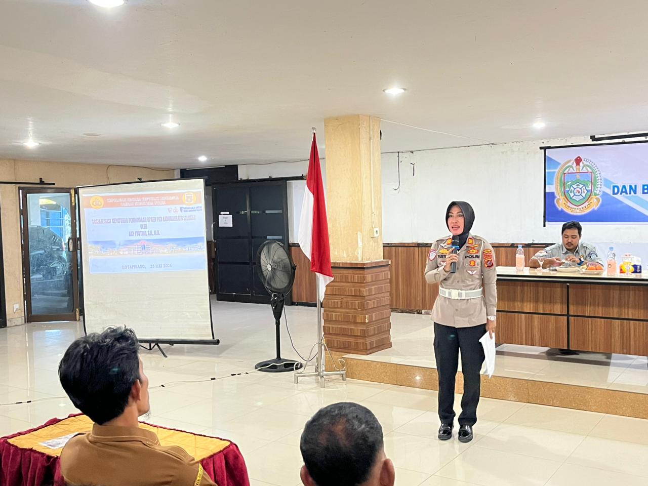 Sat Lantas Polres Labusel Gandeng Pemkab dan Bapenda Sosialisasikan Opsen PKB-BBNKB