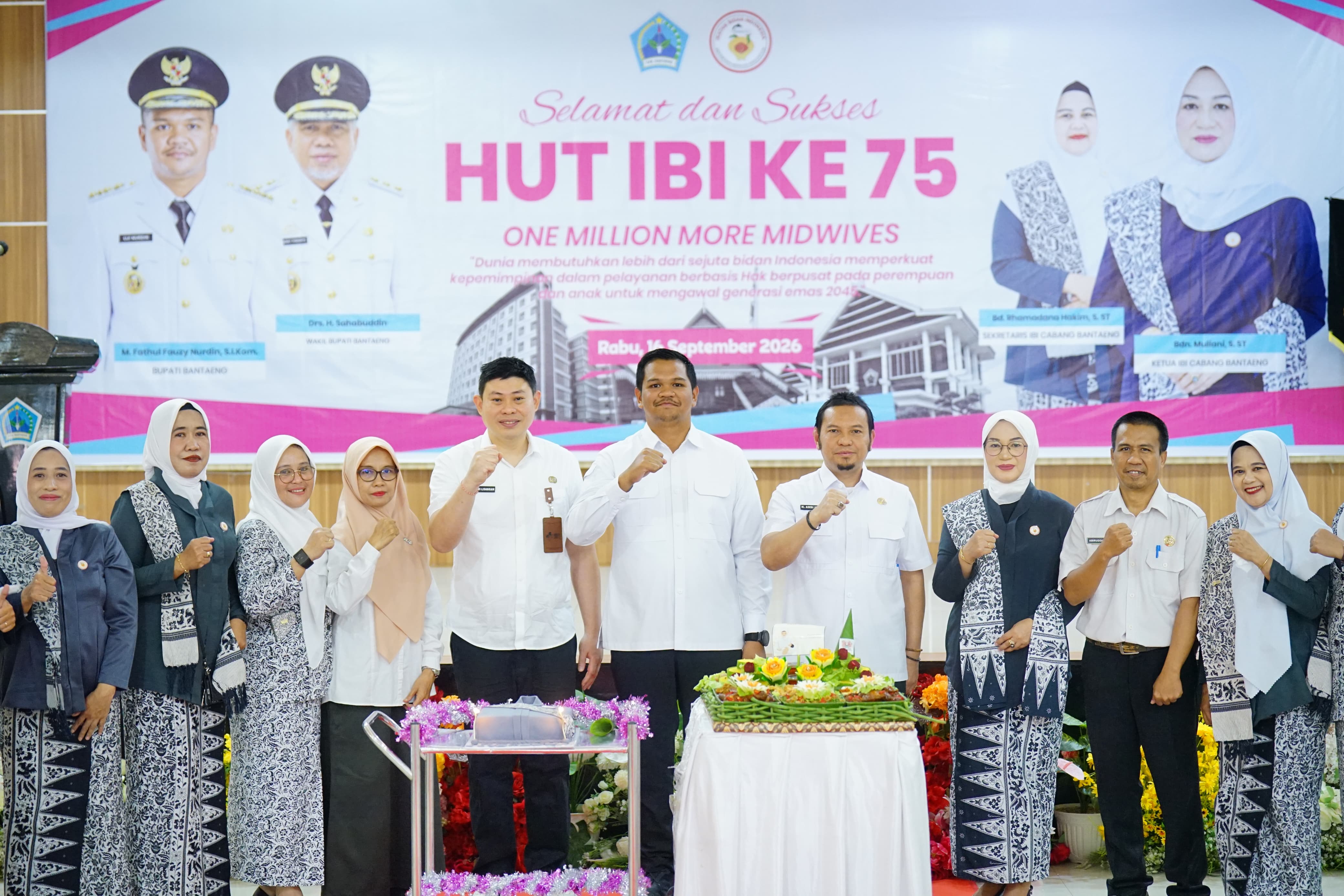 *HUT ke-75 IBI, Bupati Bantaeng Apresiasi Pengabdian Bidan untuk Masyarakat*