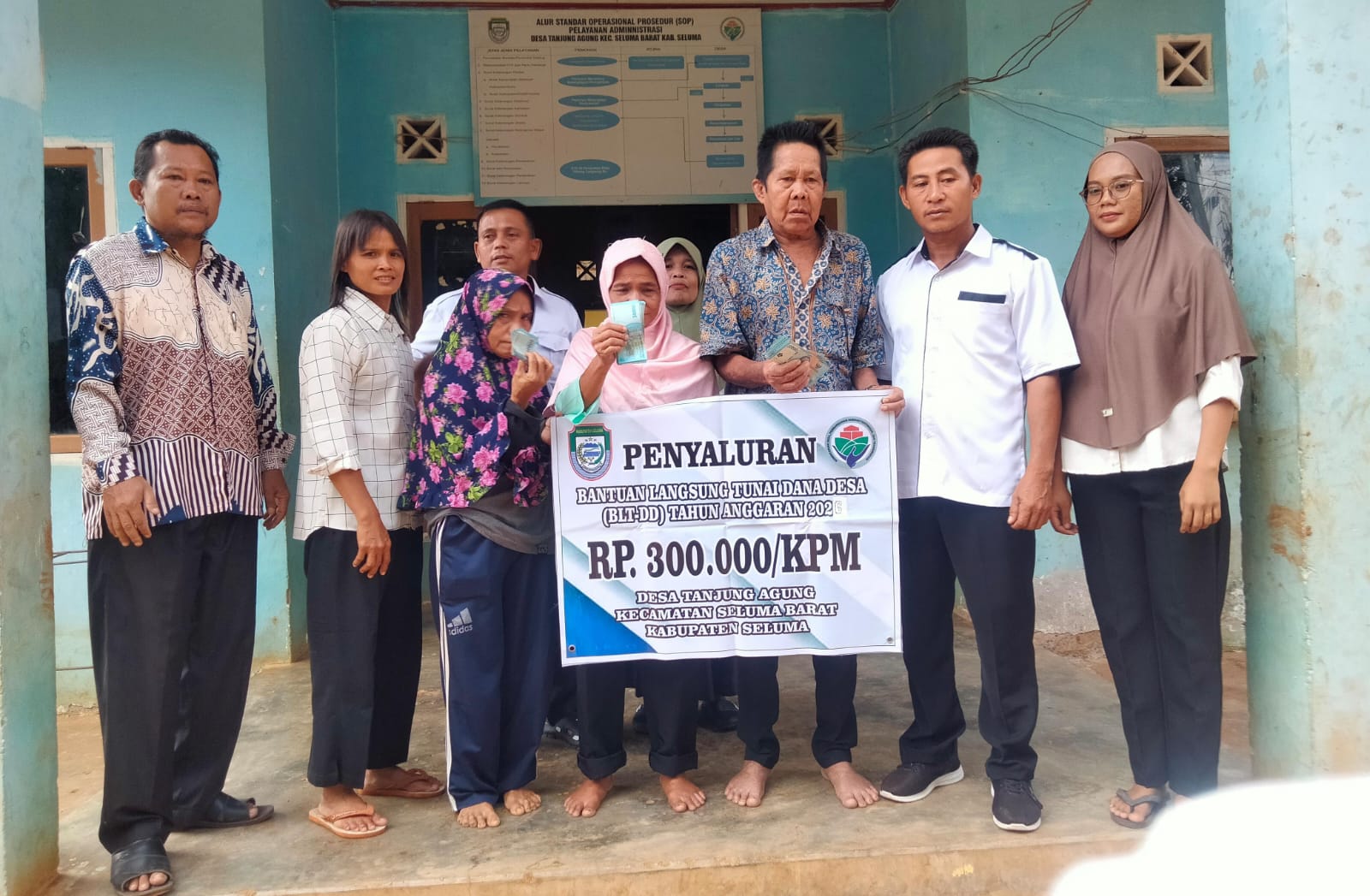 Pelaksanaan Pembagian BLT di Desa Tanjung Agung, 4 KPM Menerima BLT T/A 2026