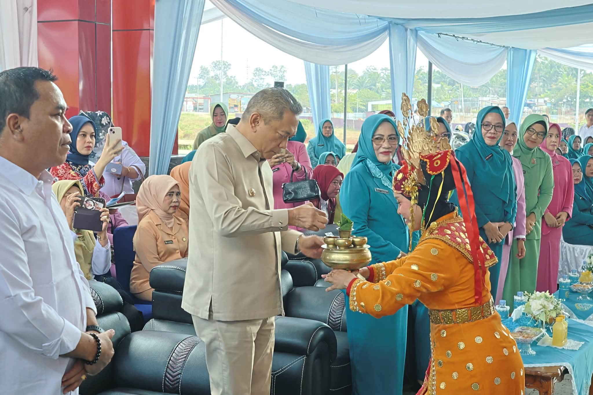 Peringatan HKG KE-54, TP PKK Bengkulu Tengah Perkuat 10 Program Pokok PKK Menuju Indonesia Emas  2045