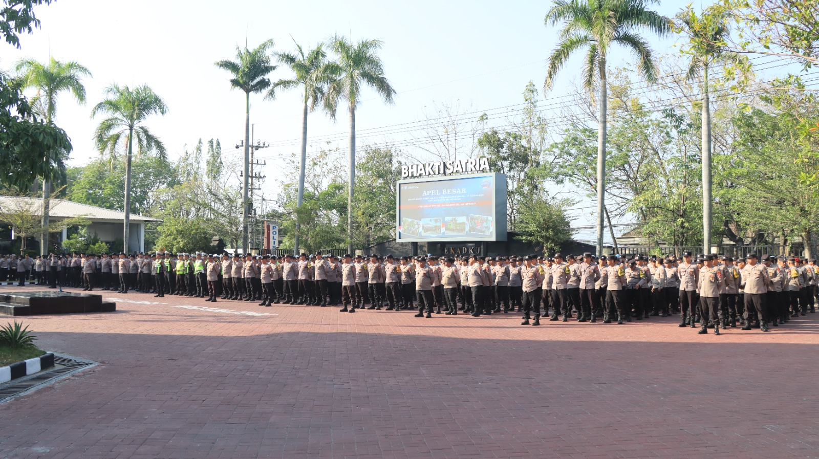 Apel Besar Hari Lalu Lintas Bhayangkara ke-71, Polres Nganjuk Perkuat Sinergi Lintas Instansi